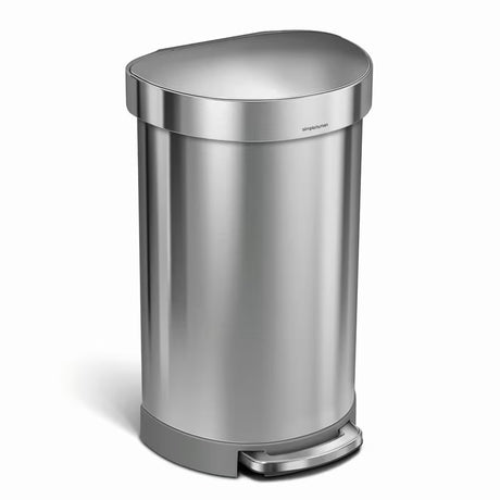 Šiukšliųdėžė  Simplehuman Pedal bin iš šlifuoto nerūdijančiojo plieno su pedaliniu atidarymu