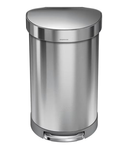 Šiukšliųdėžė  Simplehuman Pedal bin iš šlifuoto nerūdijančiojo plieno su pedaliniu atidarymu
