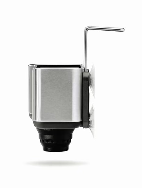 Laikiklis kempinės laikiklis Simplehuman Sink caddies iš šlifuoto nerūdijančio plieno su laikikliu ir siurbtukais