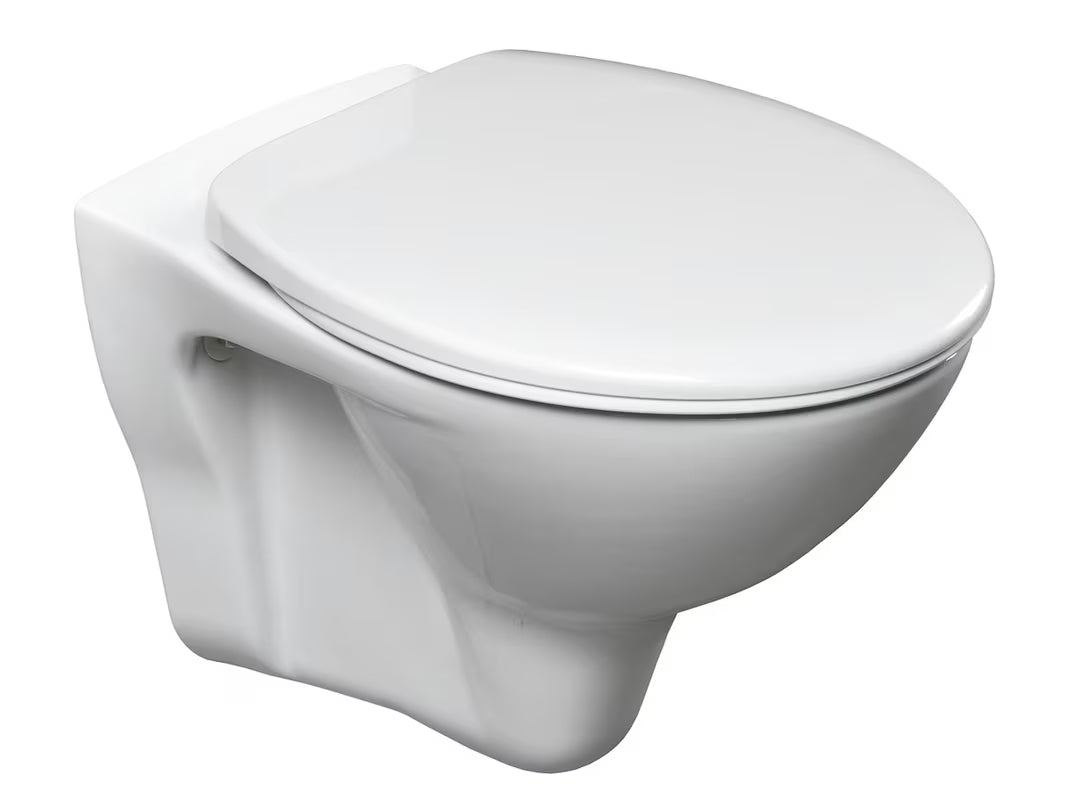 Baltas PASTATOMAS klozetas Jika Deep su DualFlush nuleidimo sistema ir horizontaliu nuotaku