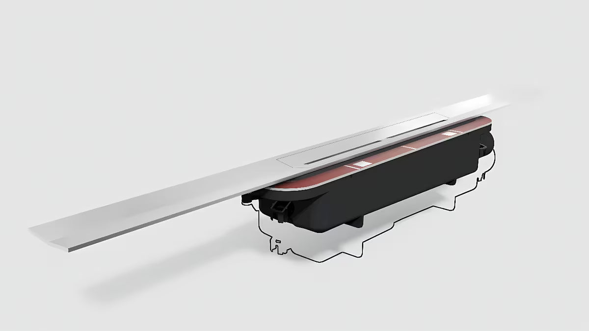 Dušo latakas Tece Tecedrainprofile 80 cm, apdaila Supersteel, iš nerūdijančio plieno