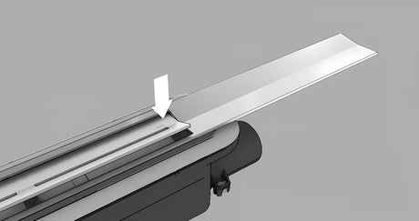 Dušo latakas Tece Tecedrainprofile 80 cm, apdaila Supersteel, iš nerūdijančio plieno