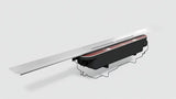 Dušo latakas Tece Tecedrainprofile 90 cm, nerūdijantis plienas, apdaila supersteel