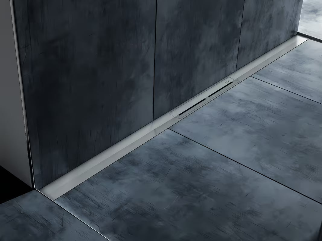 Dušo latakas Tece Tecedrainprofile 90 cm, nerūdijantis plienas, apdaila supersteel