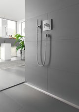 Dušo latakas Tece Tecedrainprofile 90 cm, nerūdijantis plienas, apdaila supersteel