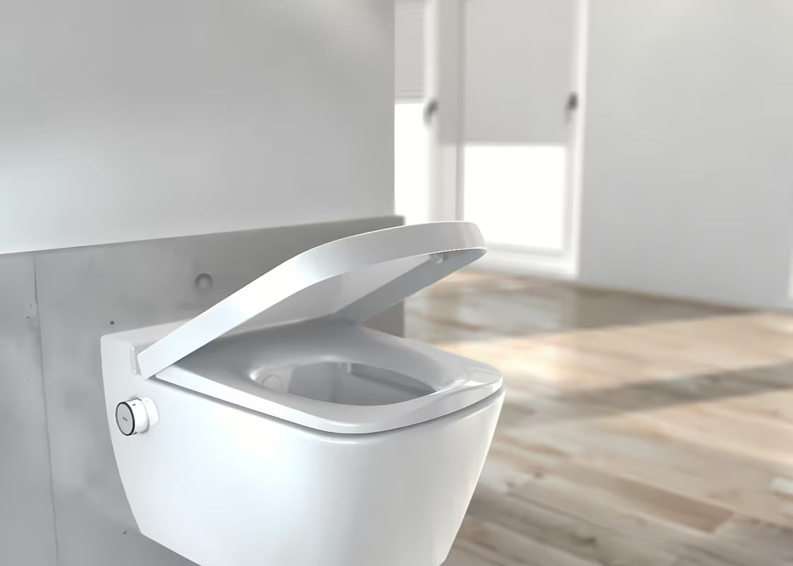 Baltas KLOZETO dangtis Tece Teceone su dangteliu ir softclose pro su tyliu uždarymu
