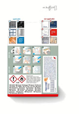 Balta sieninė lentynėlė tesa Baboo, montuojama be gręžimo, su klijavimo technologija tesa Powerstrips Waterproof