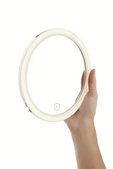 Chromuotas LED kosmetinis veidrodėlis Tesa Visioon su pasukama svirtimi ir 5x didinimu
