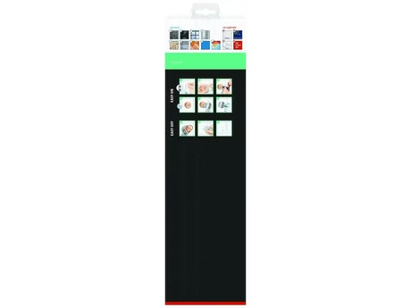 Chrominis platus krepšelis į dušai Tesa Aluxx su montavimu be gręžimo naudojant tesa® Power.Kit technologiją.