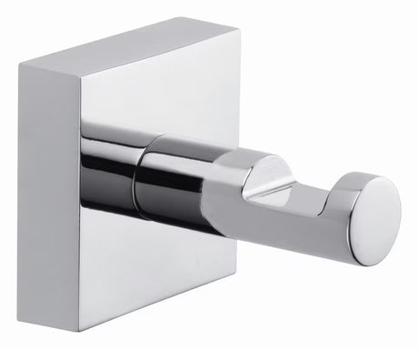 Chromuotas lipnus kabliukas Tesa Ekkro kampuoto dizaino pro rankšluosčiams kabinti be gręžimo.