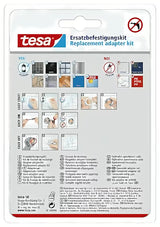 Tesa Hukk montavimo komplektas su BK20 adapteriu ir klijais tesa Power.Kit pro, montavimui be gręžimo