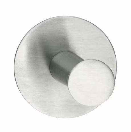 Tesa powerbutton Classic metalinis kabliukas iš šlifuoto plieno pro montavimas be gręžimo ant plytelių.