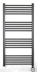 Elektrinis rankšluosčių džiovintuvas Thermal Trend KD Economy 120x60 cm, juodos matinės spalvos, su termostatu KTX 3