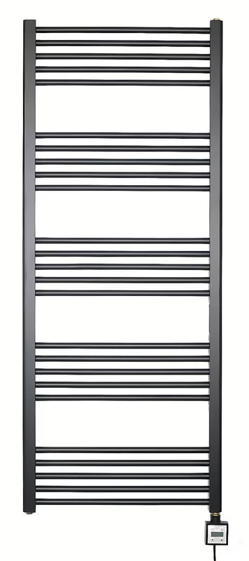 Elektrinis rankšluosčių džiovintuvas Thermal Trend KD Economy 60x150 cm, juodos matinės spalvos, su termostatu KTX.