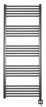 Elektrinis rankšluosčių džiovintuvas Thermal Trend KD Economy 150x60 cm, juodos matinės spalvos, su termostatu KTX4.