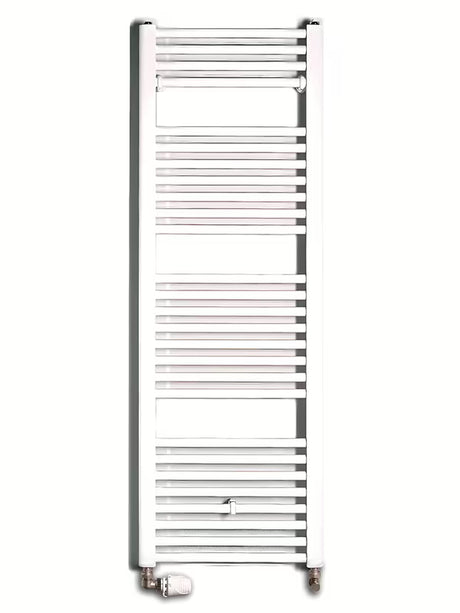 Baltas kombinuotas vamzdinis rankšluosčių džiovintuvas Thermal Trend KD 132x45 cm, tinkamas vonios kambariui
