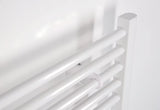Baltas kombinuotas vamzdinis rankšluosčių džiovintuvas Thermal Trend KD 132x45 cm, tinkamas vonios kambariui