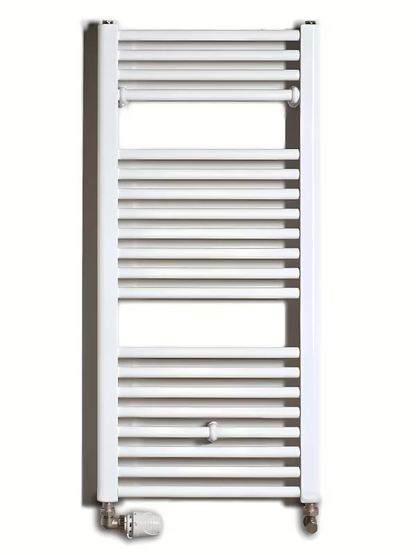 Baltas kombinuotas vamzdinis rankšluosčių džiovintuvas Thermal Trend KD 45x96 cm.