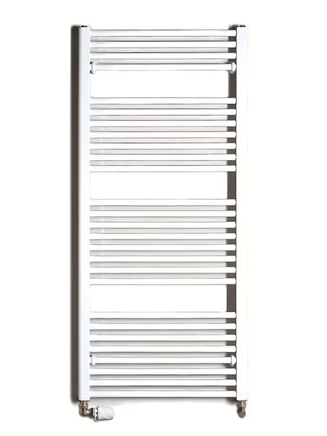 Baltas kombinuotas vamzdinis rankšluosčių džiovintuvas Thermal Trend KD 60x132 cm, tinka vonios kambariui