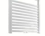 Baltas kombinuotas vandeninis rankšluosčių džiovintuvas Thermal Trend KD 132x60 cm su šoniniu ir centriniu 50 mm prijungimu