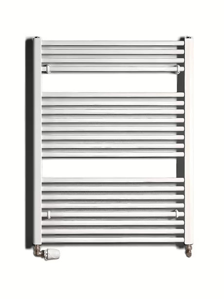 Baltas kombinuotas vamzdinis rankšluosčių džiovintuvas Thermal Trend KD 96x75 cm vonios kambariui
