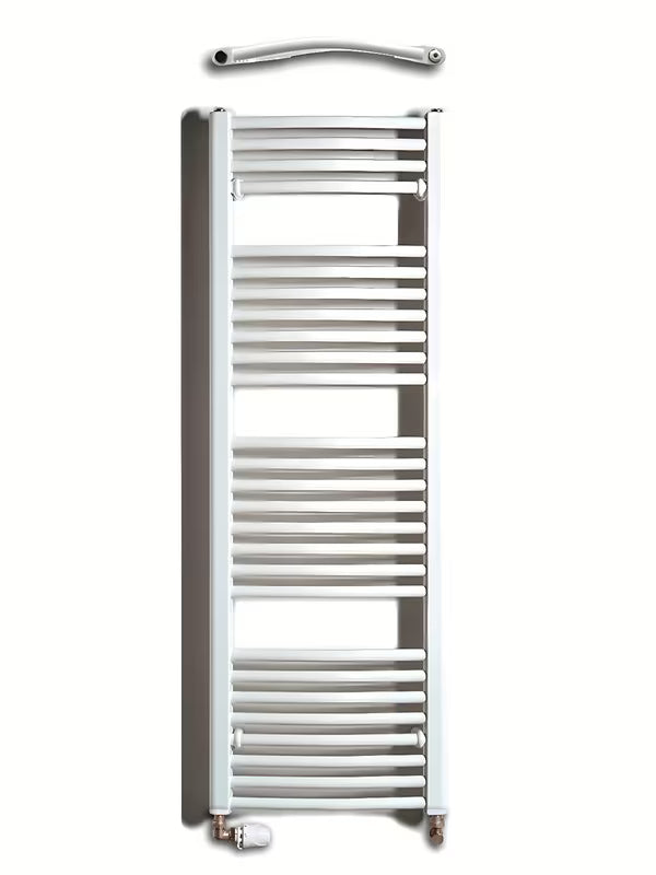 Baltas kombinuotas vamzdinis rankšluosčių džiovintuvas Thermal Trend KDO 45x132 cm vonios kambariui