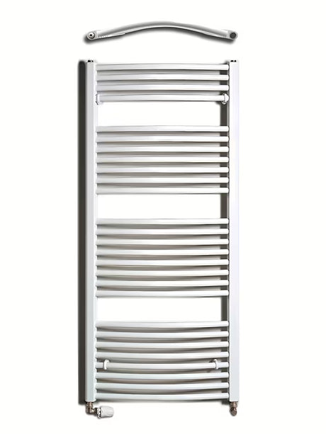 Baltas kombinuotas vamzdinis rankšluosčių džiovintuvas Thermal Trend Kdo 60x132 cm, tinkamas vonios kambariui
