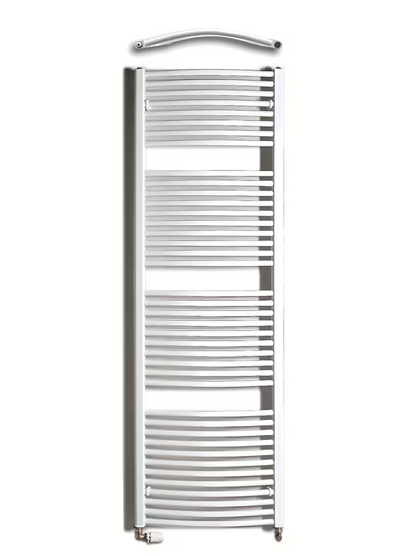 Baltas kombinuotas vamzdinis rankšluosčių džiovintuvas Thermal Trend Kdo 60x185 cm vonios kambariui