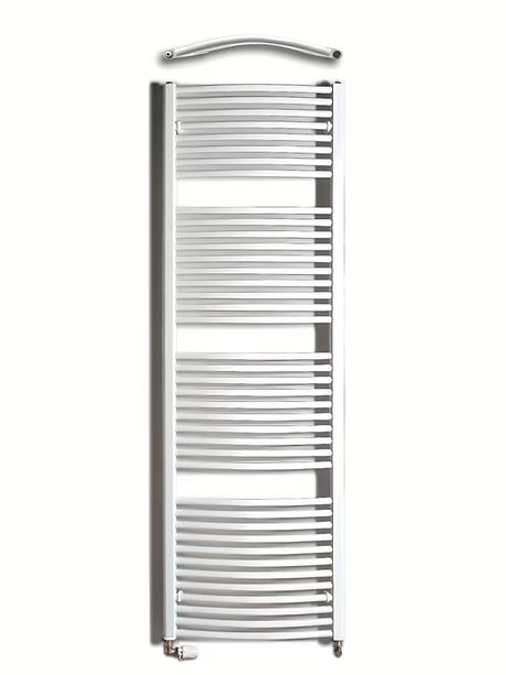 Baltas kombinuotas vamzdinis rankšluosčių džiovintuvas Thermal Trend Kdo 60x185 cm vonios kambariui