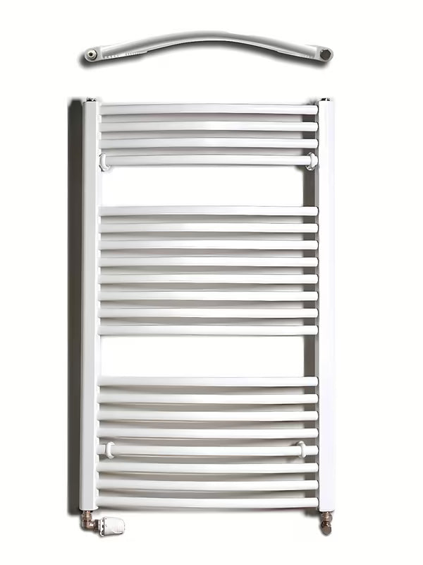 Baltas kombinuotas vamzdinis rankšluosčių džiovintuvas Thermal Trend KDO 60x96 cm, tinkamas vonios kambariui