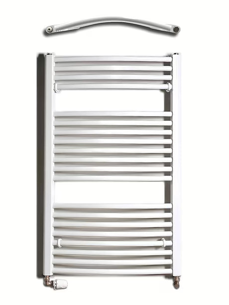Baltas kombinuotas vamzdinis rankšluosčių džiovintuvas Thermal Trend KDO 60x96 cm, tinkamas vonios kambariui