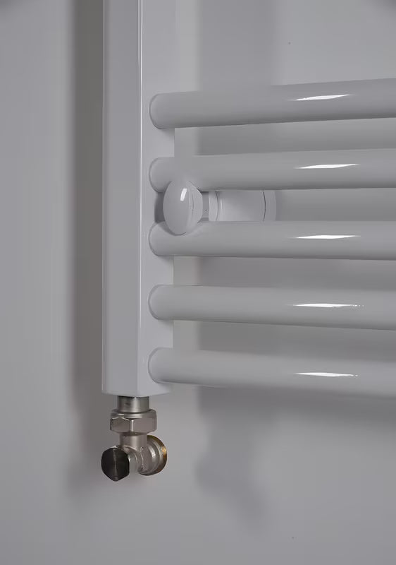 Baltas kombinuotas vamzdinis rankšluosčių džiovintuvas Thermal Trend KDO 96 x 75 cm vonios kambariui