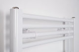Baltas tiesus elektrinis rankšluosčių džiovintuvas Thermal Trend KE 450x960 mm su kaitinimo elementu 300 W