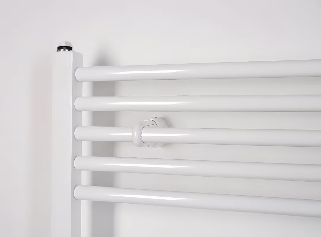 Baltas tiesus elektrinis rankšluosčių džiovintuvas Thermal Trend KE 450x960 mm su kaitinimo elementu 300 W