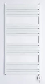 Baltas elektrinis rankšluosčių džiovintuvas Thermal Trend KH Economy 120x60 cm, su termostatu KTX 4 ir LED ekranu.