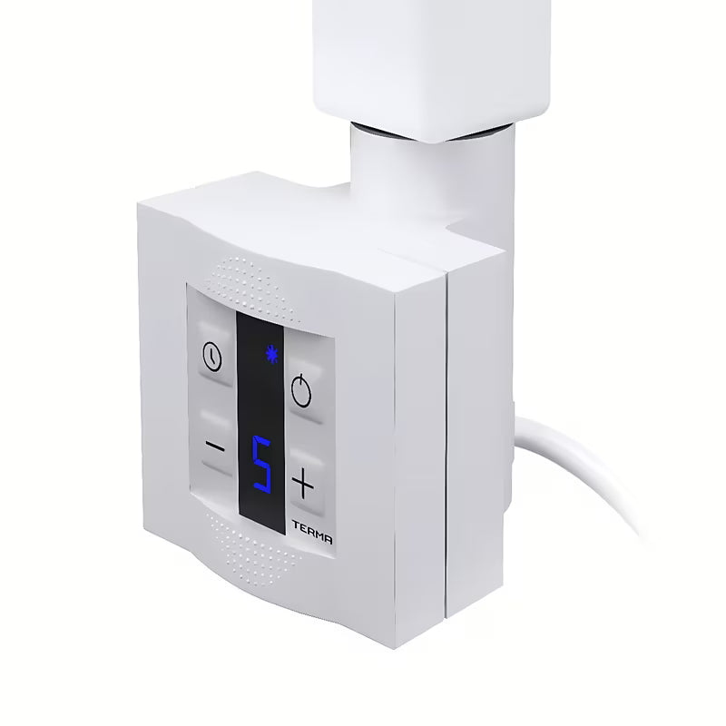 Baltas elektrinis rankšluosčių džiovintuvas Thermal Trend KH Economy 120x60 cm, su termostatu KTX 4 ir LED ekranu.