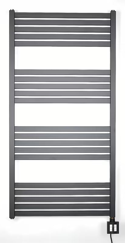 Elektrinis rankšluosčių džiovintuvas Thermal Trend KH Economy 60x120 cm, juodos matinės spalvos, su termostatu KTX 4