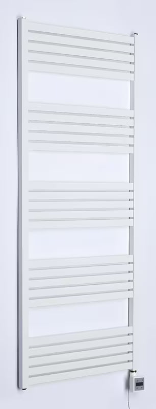 Baltas elektrinis rankšluosčių džiovintuvas Thermal Trend Kh Economy 150x60 cm su termostatu KTX 3 ir LCD ekranu