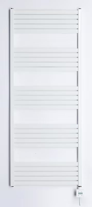 Baltas elektrinis rankšluosčių džiovintuvas Thermal Trend Kh Economy 150x60 cm su termostatu KTX 3 ir LCD ekranu