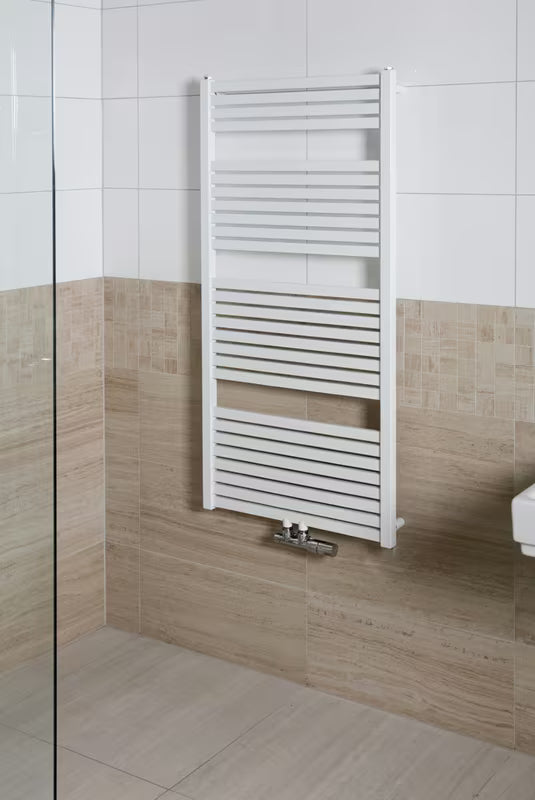 Baltas kombinuotas rankšluosčių džiovintuvas Thermal Trend, 60x133 cm
