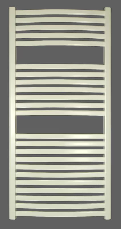 Baltas kombinuotas vamzdinis rankšluosčių džiovintuvas Thermal Trend KM, matmenys 60x123,3 cm.