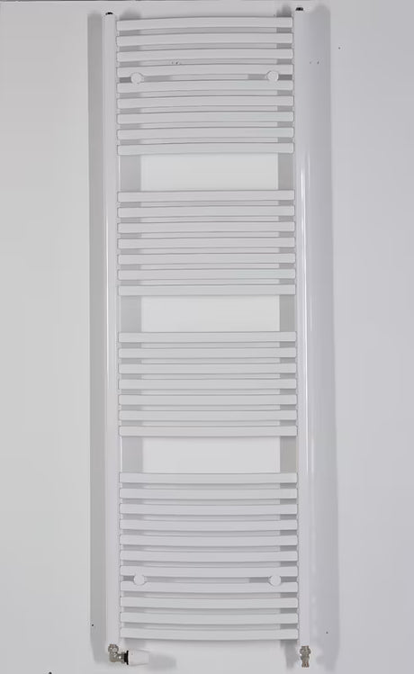 Baltas kombinuotas vamzdinis rankšluosčių džiovintuvas Thermal Trend KM 181,5x60 cm, tinkamas vonios kambariui.