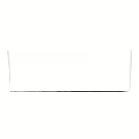 Baltas pastatomas ant stalviršio praustuvas Triomini Slim iš plonos keramikos, be perpylimo apdaila.