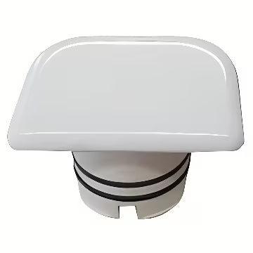 Baltas plastikinis srauto reguliatorius vitra RimEX kaip atsarginė dalis pro suderinama nuleidimo sistemos KLOZETAS.