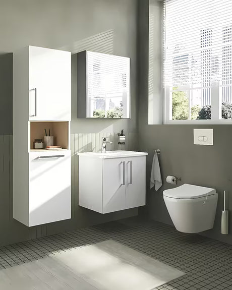 Balta KLOZETO dangtis Vitra Integra su slim dizainu ir softclose funkcija