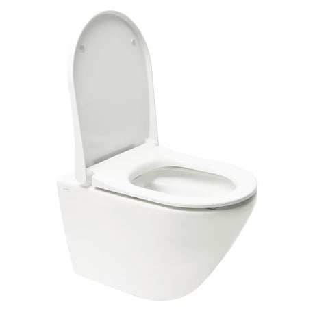 Pakabinamas KLOZETAS vitra Integra baltos spalvos su Rim-Ex rimless  ir sėdyne softclose.