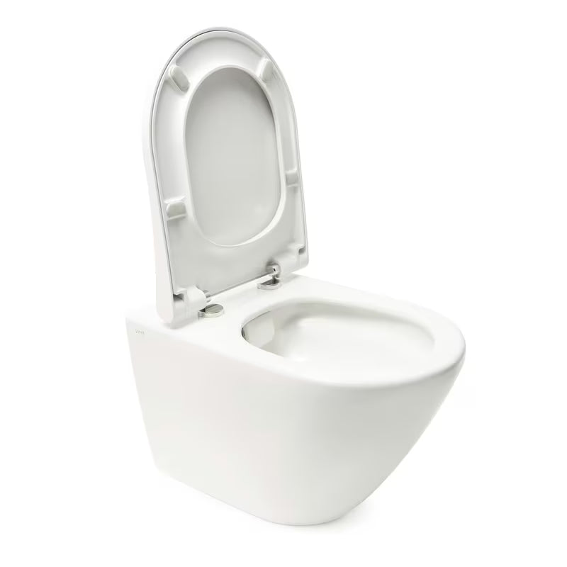 Pakabinamas KLOZETAS vitra Integra baltos spalvos su Rim-Ex rimless  ir sėdyne softclose.