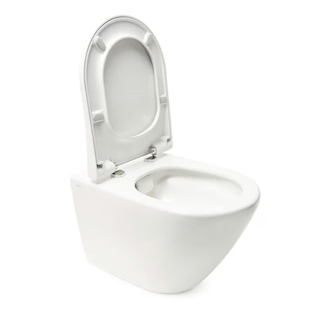 Pakabinamas KLOZETAS vitra Integra baltos spalvos su Rim-Ex rimless  ir sėdyne softclose.