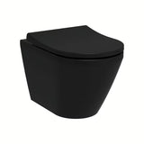 Juodas pakabinamas KLOZETAS vitra Integra su sėdyne softclose ir Rim-Ex nuleidimo sistema