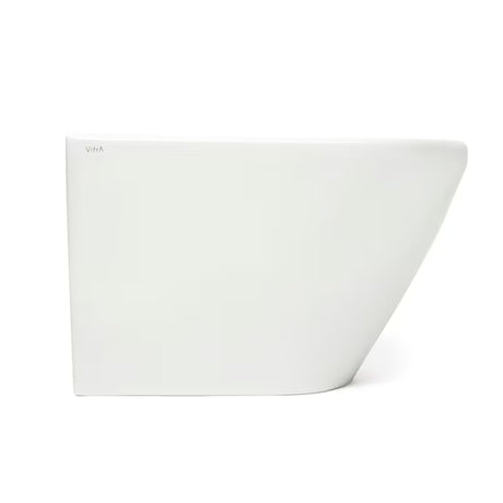 Baltas pakabinamas bidė Vitra Integra su anga maišytuvui ir persipylimu